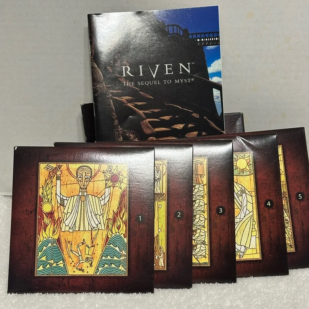 Riven The Sequel to Myst PC Game Box Set